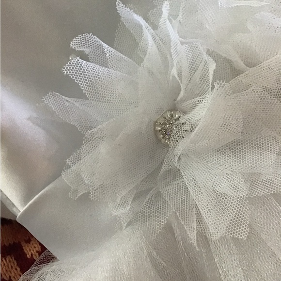 Custom Tulle Flower Girl Dress  4T - Picture 2 of 6